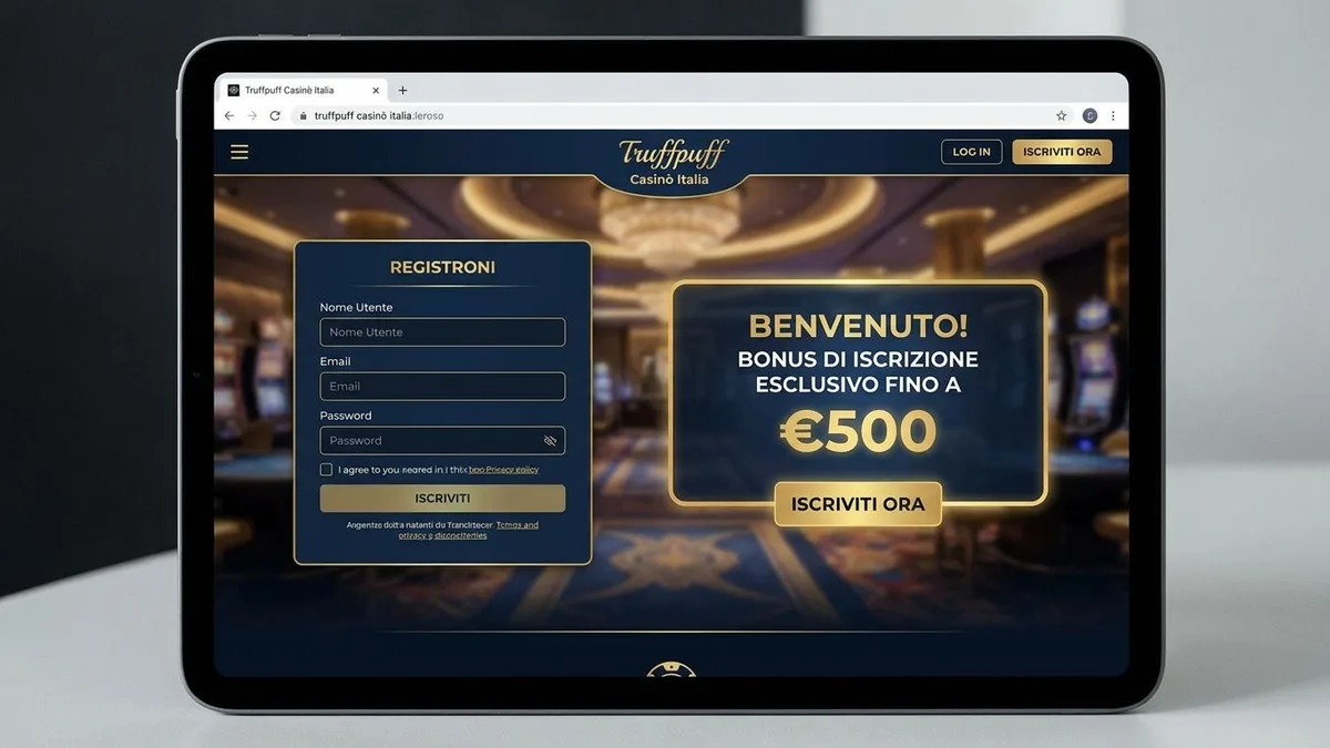 Registrazione con bonus